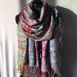 Multi colored scarf, made in India
